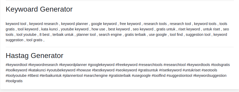 Keywoard Tools Google