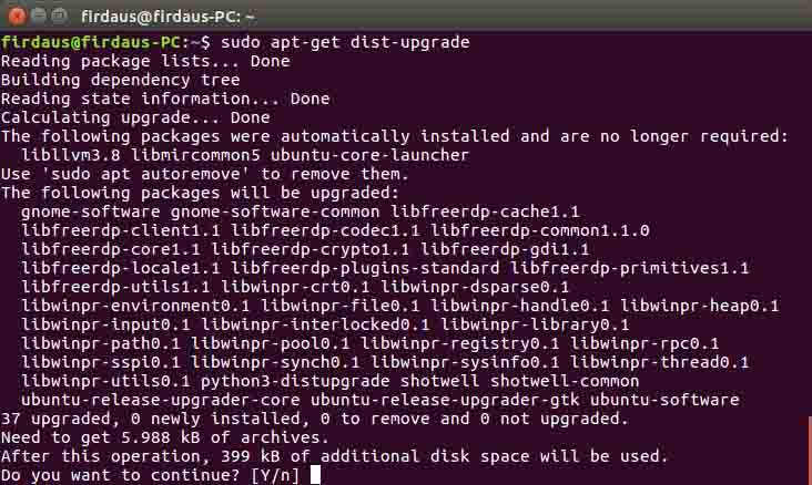Tetap Perbarui Ubuntu